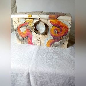 Handmade Trinket box made out of ceramic "stone" tiles